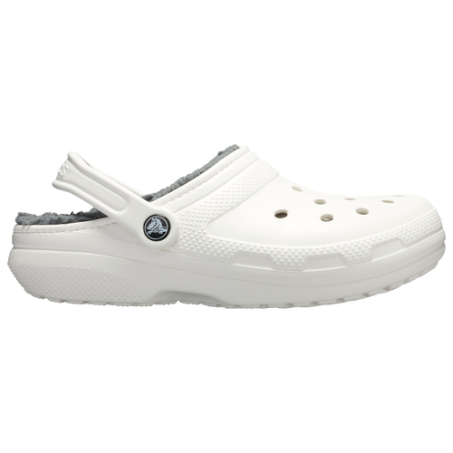 

Crocs Womens Crocs Classic Lined Clogs - Womens Shoes White/Gray Size 6.0