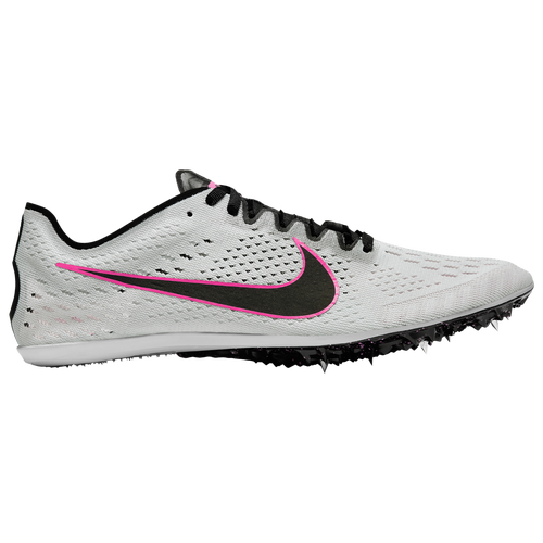 Nike Zoom Victory 3 - Men's Mid Distance Spikes - Pure Platinum / Black / Pink Blast - 835997-002