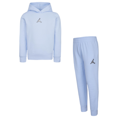 

Girls Preschool Jordan Jordan Essentials Fleece Set - Girls' Preschool Ice Blue Size 6X