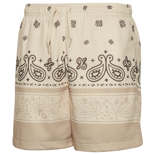 

LCKR Mens LCKR Brentwood Mesh Shorts - Mens White Size L