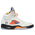 Jordan Retro 5 - Men's Sail/Blue/Cone