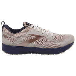 Women's - Brooks Revel 5 - White/Navy/Bronze