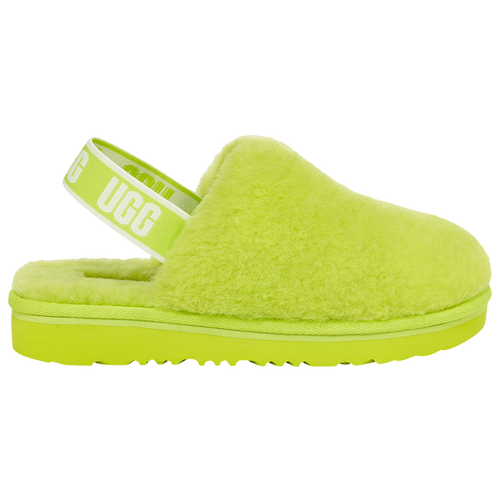 

UGG Girls UGG Fluff Yeah Clogs - Girls' Grade School Shoes Green/Green Size 5.0