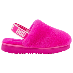 Hot pink best sale fluff yeah slides