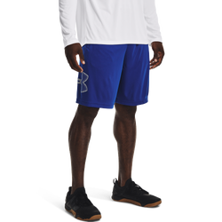 Men's - Under Armour Tech Graphic Shorts - Royal/Grey