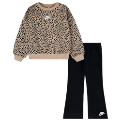 Girls' Preschool - Nike Wild Warmth Kick Flare Set  - Black