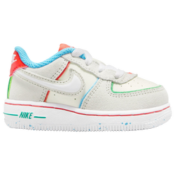 Boys' Toddler - Nike Air Force 1 LV8 HD 2 - Pale Ivory/Picante Red/Baltic Blue