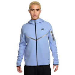 Men's - Nike Tech Fleece WR Full Zip Jacket - Carolina/Black