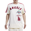 Pro Standard ANGELS RETRO CLASSIC SJ STRIPED TEE - Pro Standard Eggshell/Red