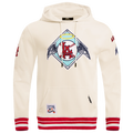 Pro Standard ANGELS RETRO CLASSIC FLC PO HOODIE - Pro Standard Eggshell/Red