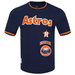 Men's - Pro Standard ASTROS RETRO CLASSIC DK TEE - Midnight Navy/Orange/Midnight Navy