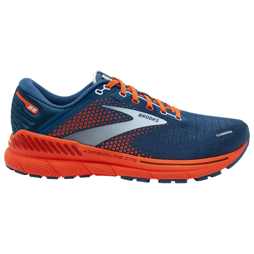 

Brooks Mens Brooks Adrenaline GTS 22 - Mens Running Shoes Blue/Light Blue/Orange Size 08.5