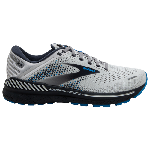 

Brooks Mens Brooks Adrenaline GTS 22 - Mens Running Shoes Oyster/India Ink/Blue Size 13.0