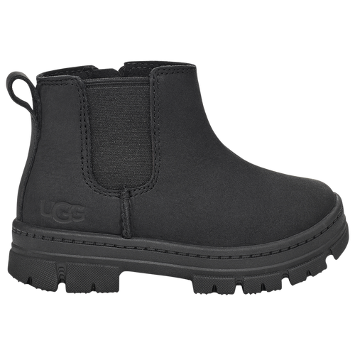 Shop Ugg Girls   Ashton Chelsea Boot In Black/black