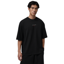 Men's - Jordan Flight Essential  96 Oversize PCH SS Crew  - Black/Black