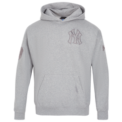 Men's - Pro Standard Yankees Pullover Hoodie - Dark Heather Gray