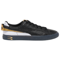 Men's - PUMA Clyde Speed Tribe - White/Gold