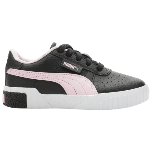 Shop Puma Girls  Cali In Pearl Pink/ Black/white