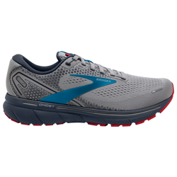 Men's - Brooks Ghost 14 - Gray/Blue/Red