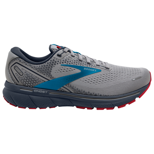 

Brooks Mens Brooks Ghost 14 - Mens Running Shoes Gray/Blue/Red Size 08.0