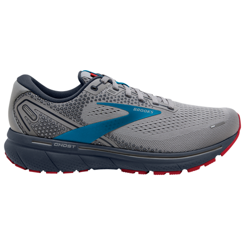 

Brooks Mens Brooks Ghost 14 - Mens Running Shoes Gray/Blue/Red Size 09.0