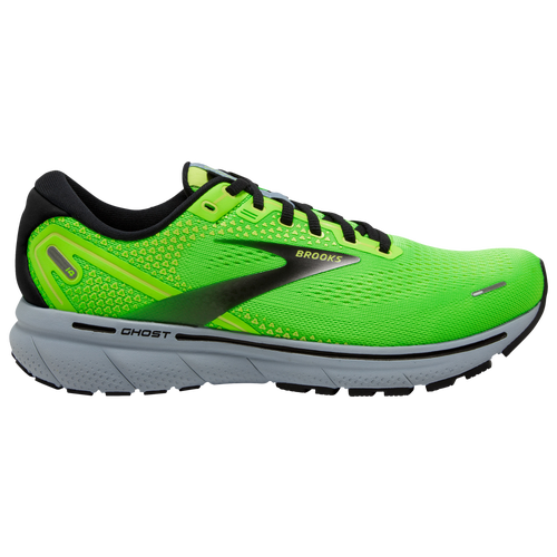 Brooks Mens Brooks Ghost 14 – Mens Running Shoes Green Gecko/Blue/Black Size 10.0