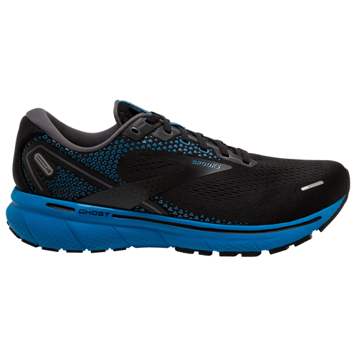 Brooks Mens  Ghost 14 In Black/blackened Pearl/blue