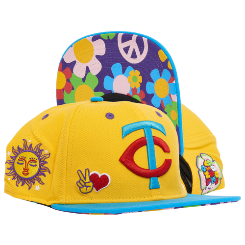 

Pro Standard Pro Standard Twins Peace & Love Wool Snapback - Adult Yellow/Multi Size One Size