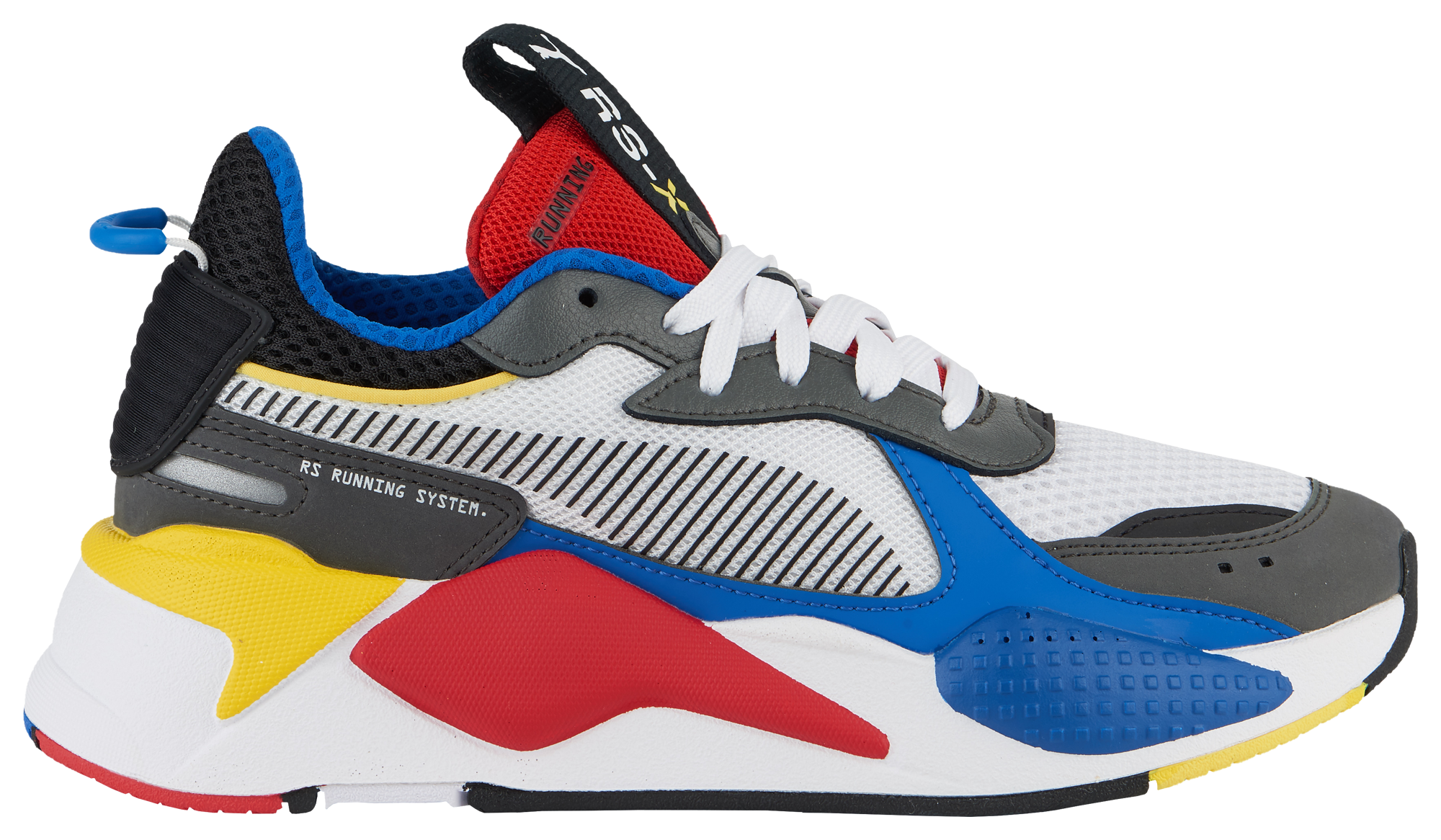 red white and blue pumas