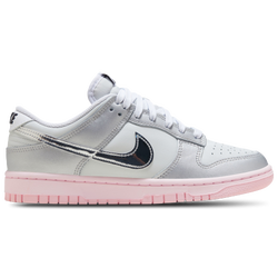 Women's - Nike Dunk Low LX - Photon Dust/Metallic Silver/Pink Foam