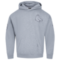 Pro Standard RED SOX NEUTRAL DROP SHOULDER FLC PO HOODIE - Pro Standard Dark Heather Gray