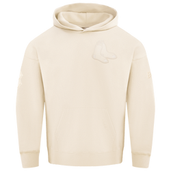 Men's - Pro Standard RED SOX NEUTRAL DROP SHOULDER FLC PO HOODIE - Eggshell