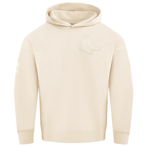 MENS - Pro Standard RED SOX NEUTRAL DROP SHOULDER FLC PO HOODIE - Eggshell