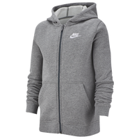 Nike Sportswear Club Fleece Big Kids Youth Boys Pullover Hoodie Extended  Size (Plus Size, LG (14-16 Big Kid), Carbon Heather/White) 