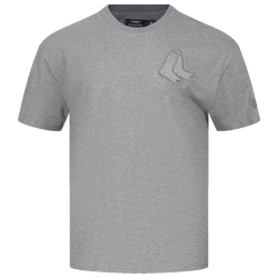 Men's - Pro Standard RED SOX NEUTRAL CJ  DROP SHOULDER TEE - Dark Heather Gray
