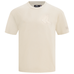Men's - Pro Standard RED SOX NEUTRAL CJ  DROP SHOULDER TEE - Eggshell