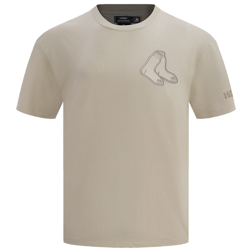 MENS - Pro Standard RED SOX NEUTRAL CJ DROP SHOULDER TEE - Taupe