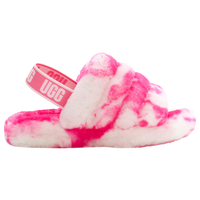 Pink/White- Ugg Gsg Fluff Yeah Mrbl-pk/wh