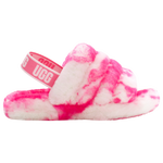 Pink/White- Ugg Gsg Fluff Yeah Mrbl-pk/wh