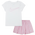 Nike All Day Play Skort Set - Girls' Preschool White/Pink