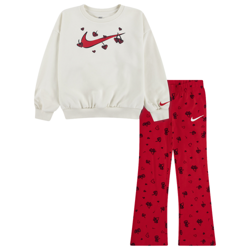  - Nike Crew Legging Set - Red/White