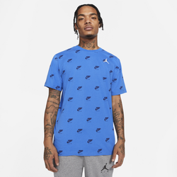 Men's - Jordan Jumpman AOP T-Shirt - Signal Blue/Blue Void/White