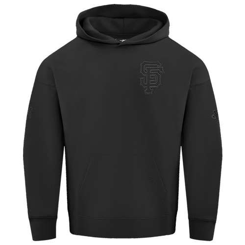 MENS - Pro Standard GIANTS NEUTRAL DROP SHOULDER FLC PO HOODIE - Black