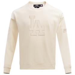 Men's - Pro Standard LOS ANGELES DODGERS SWEATSHIRT - Eggshell