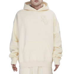 Men's - Pro Standard WHITE SOX NEUTRAL DROP SHOULDER FLC PO HOODIE - Eggshell