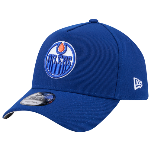 New Era Women's Edmonton Oilers 9Forty A-Frame Primary Cap - Adult Size NS - Blue/White