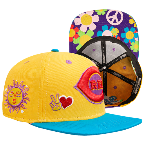 

Pro Standard Pro Standard Reds Peace & Love Wool Snapback - Adult Yellow/Multi Size One Size