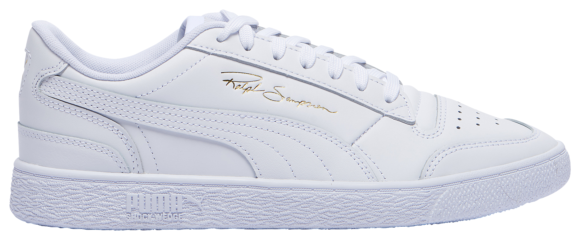 puma ralph sampson lo sneakers in triple white
