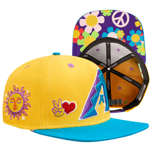 

Pro Standard Pro Standard Diamondback Peace & Love Wool Snapback - Adult Yellow/Multi Size One Size