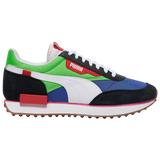 Black/Fluro Green/Dazzling Blue - Puma Future Rider-bk/gn/bl